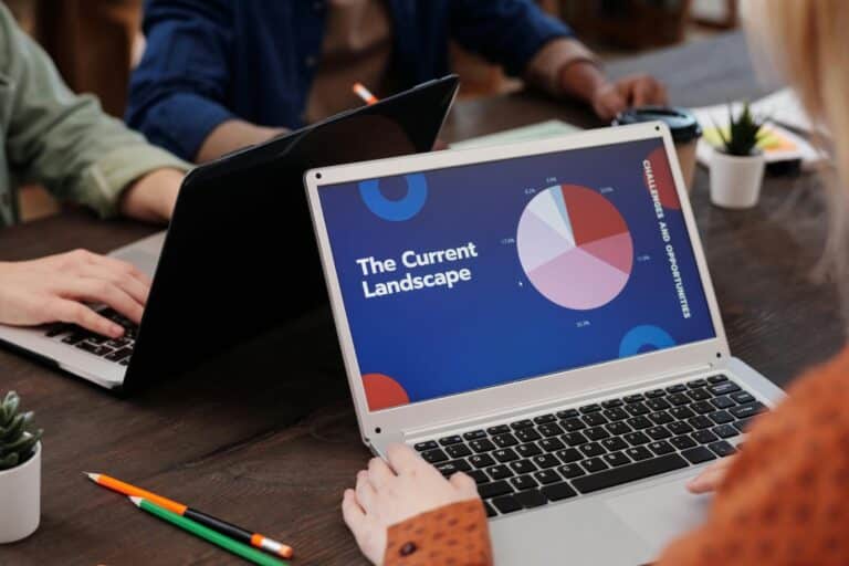 レイアウトが整っている画面のイメージ。